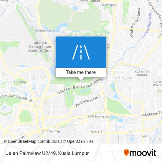 Jalan Palmview U2/49 map