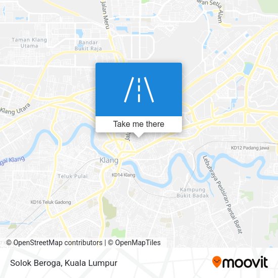 Solok Beroga map