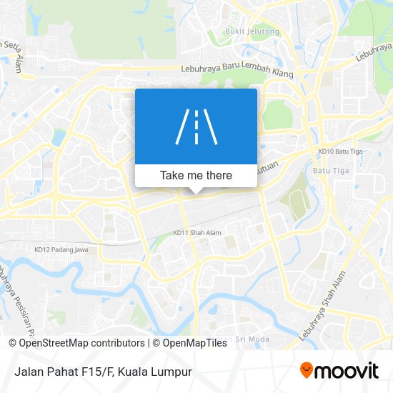 Jalan Pahat F15/F map