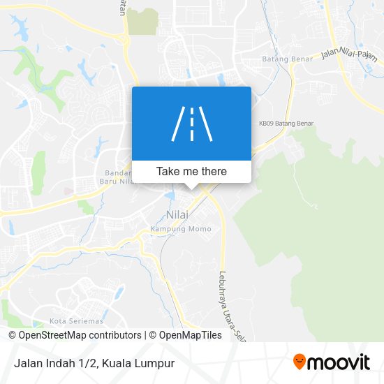 Jalan Indah 1/2 map