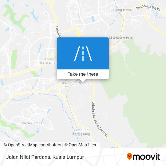Jalan Nilai Perdana map