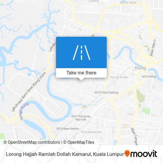 Lorong Hajjah Ramlah Dollah Kamarul map