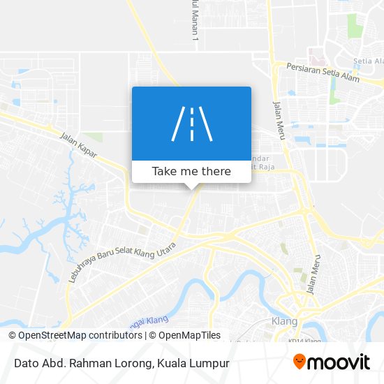 Peta Dato Abd. Rahman Lorong