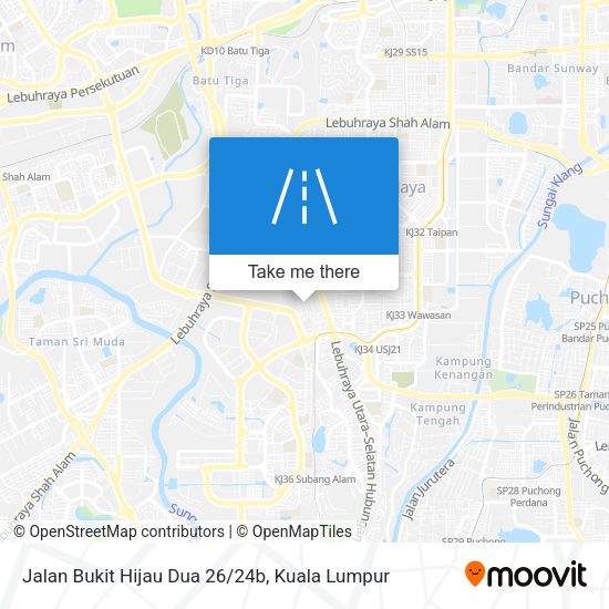 Jalan Bukit Hijau Dua 26/24b map