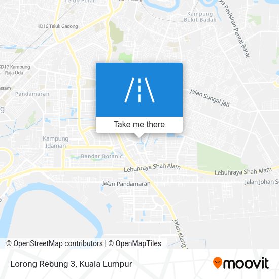 Lorong Rebung 3 map