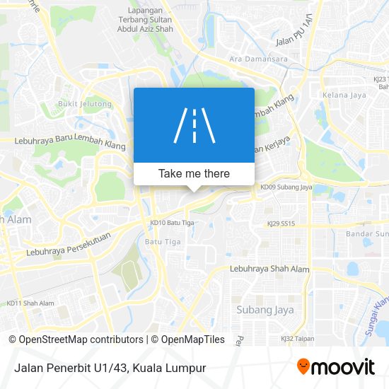 Peta Jalan Penerbit U1/43