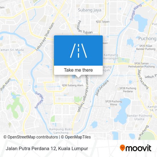 Peta Jalan Putra Perdana 12