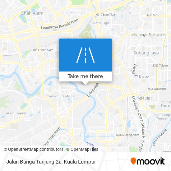 Peta Jalan Bunga Tanjung 2a