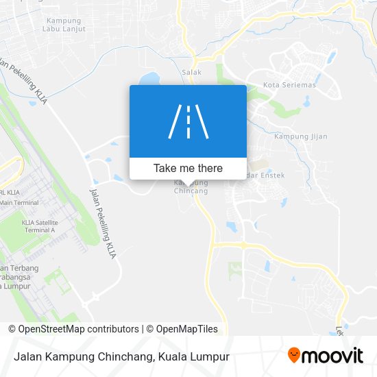 Jalan Kampung Chinchang map