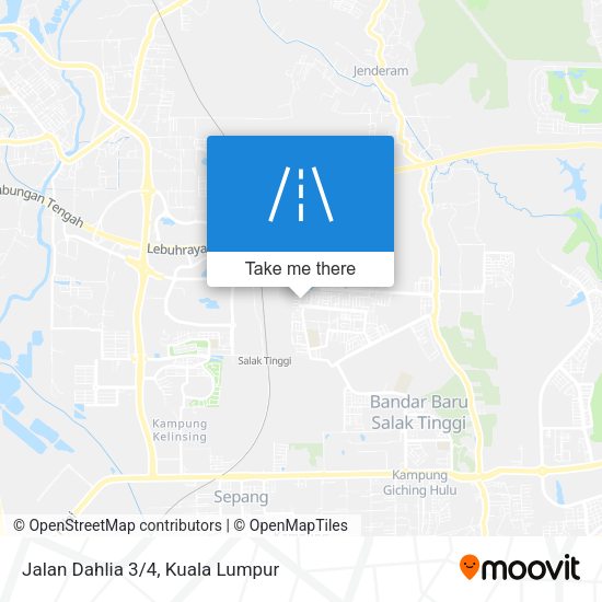 Peta Jalan Dahlia 3/4