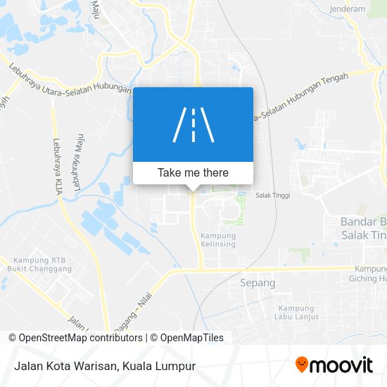 Jalan Kota Warisan map