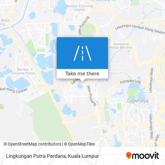 Peta Lingkungan Putra Perdana