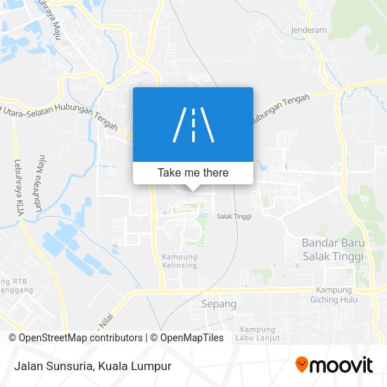 Peta Jalan Sunsuria