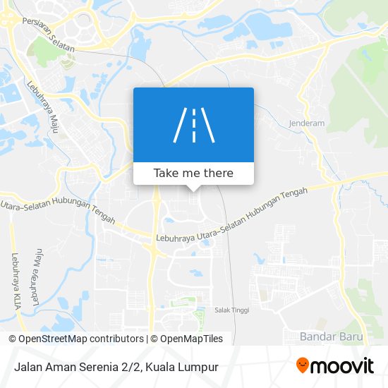 Jalan Aman Serenia 2/2 map