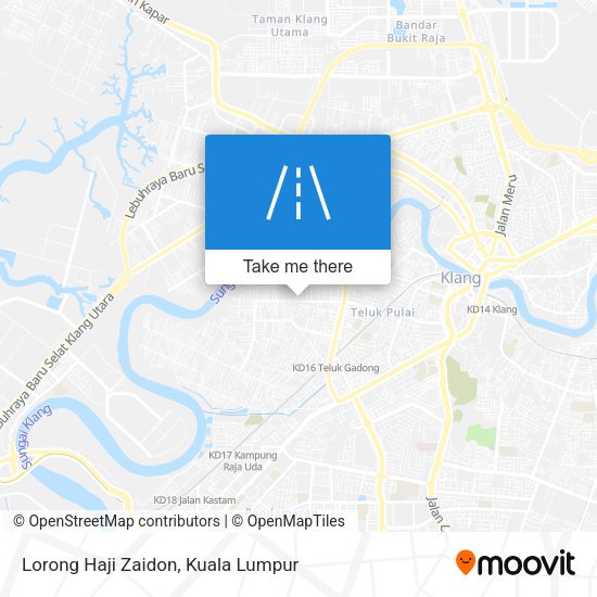 Lorong Haji Zaidon map