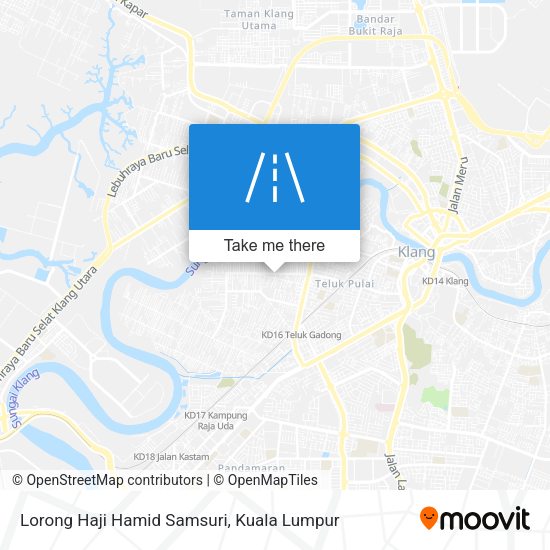 Lorong Haji Hamid Samsuri map