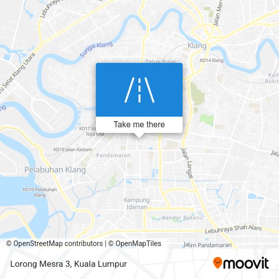 Peta Lorong Mesra 3