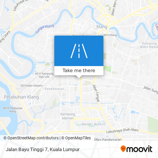 Peta Jalan Bayu Tinggi 7