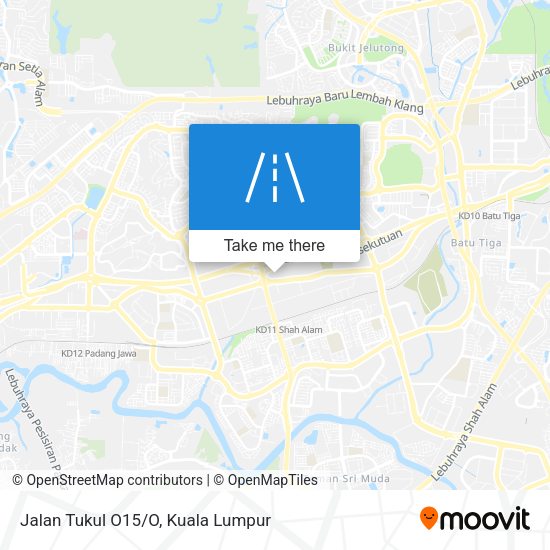 Peta Jalan Tukul O15/O