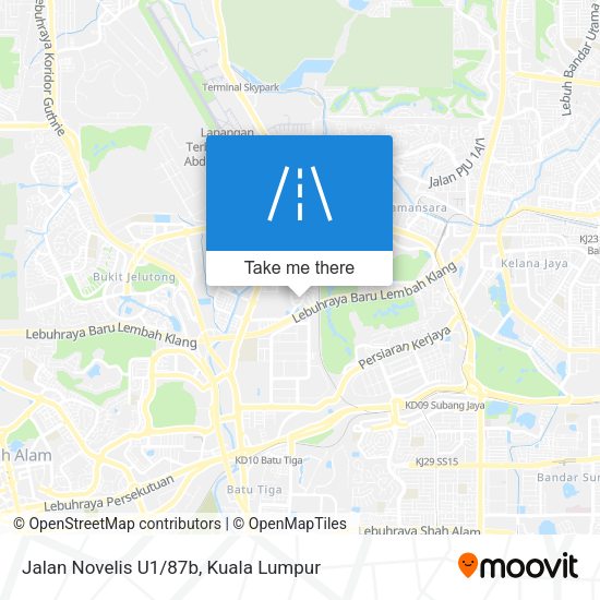 Jalan Novelis U1/87b map