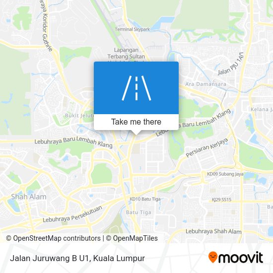 Peta Jalan Juruwang B U1