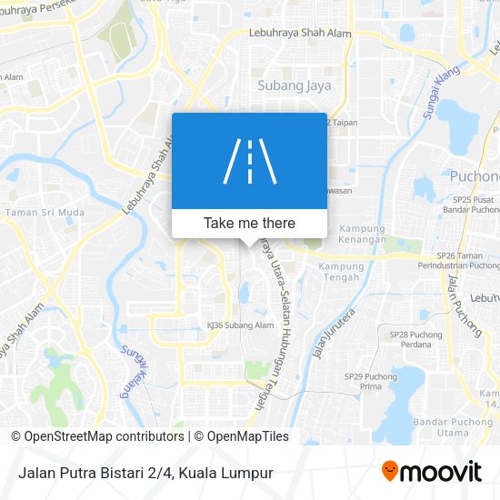 Jalan Putra Bistari 2/4 map