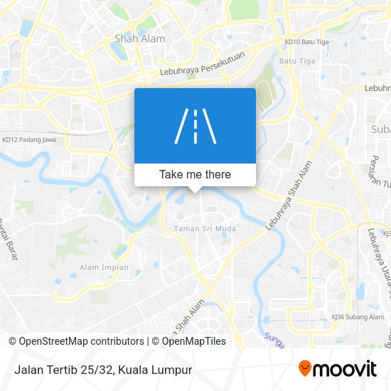 Jalan Tertib 25/32 map