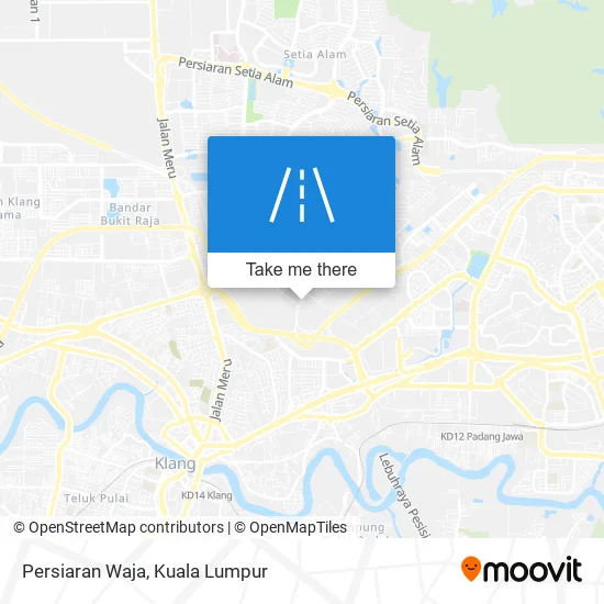 Persiaran Waja map
