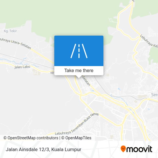 Jalan Ainsdale 12/3 map