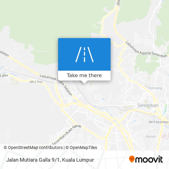 Jalan Mutiara Galla 9/1 map