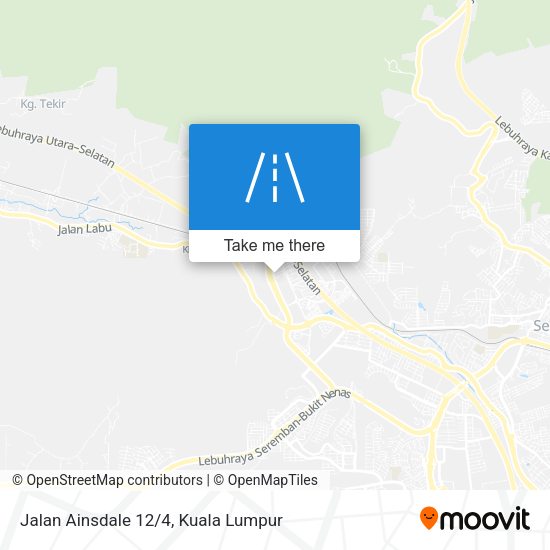 Jalan Ainsdale 12/4 map