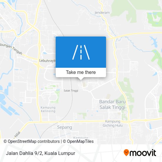 Jalan Dahlia 9/2 map