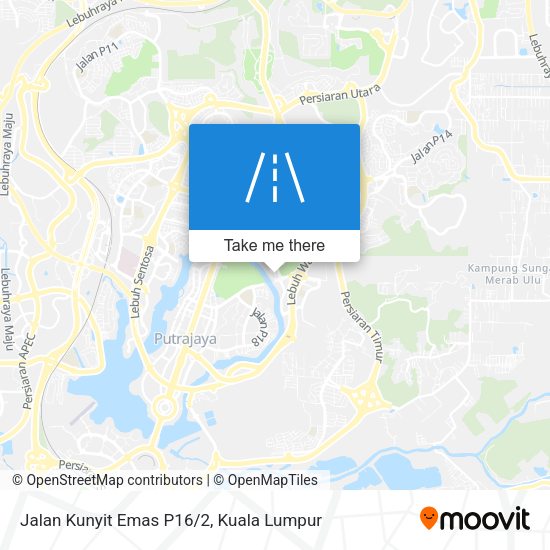 Peta Jalan Kunyit Emas P16/2