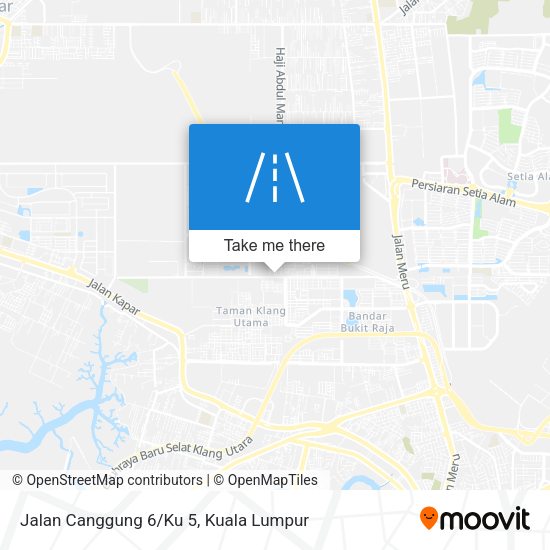 Jalan Canggung 6/Ku 5 map