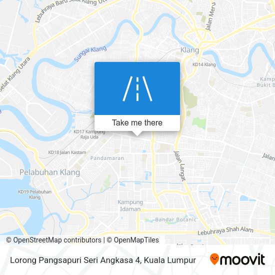 Lorong Pangsapuri Seri Angkasa 4 map