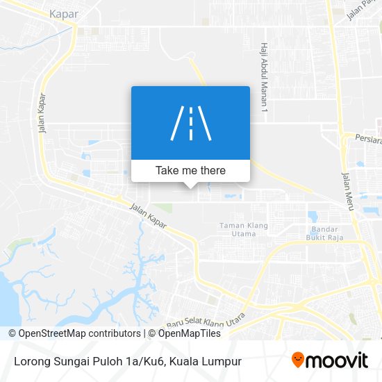 Peta Lorong Sungai Puloh 1a/Ku6