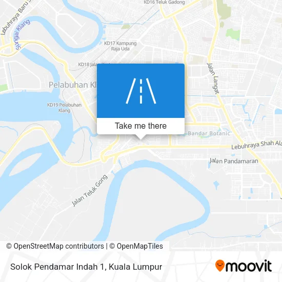 Solok Pendamar Indah 1 map
