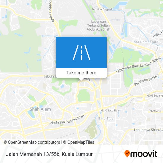 Jalan Memanah 13/55b map