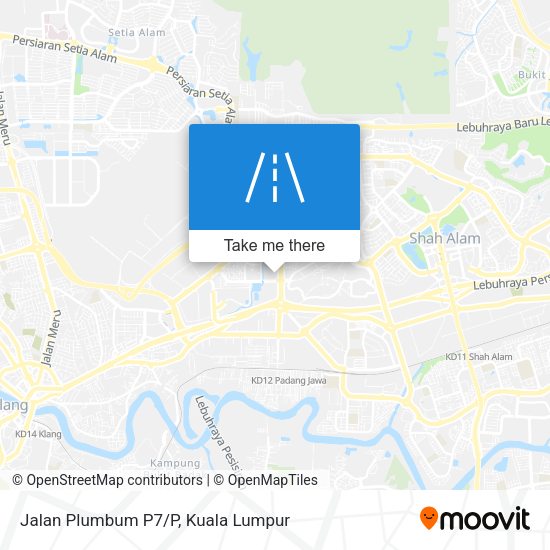 Jalan Plumbum P7/P map