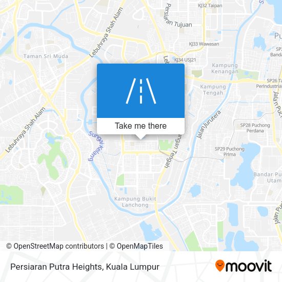 Peta Persiaran Putra Heights