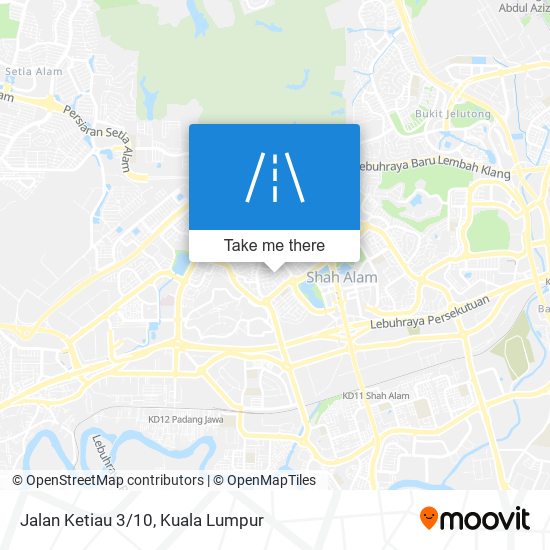 Jalan Ketiau 3/10 map