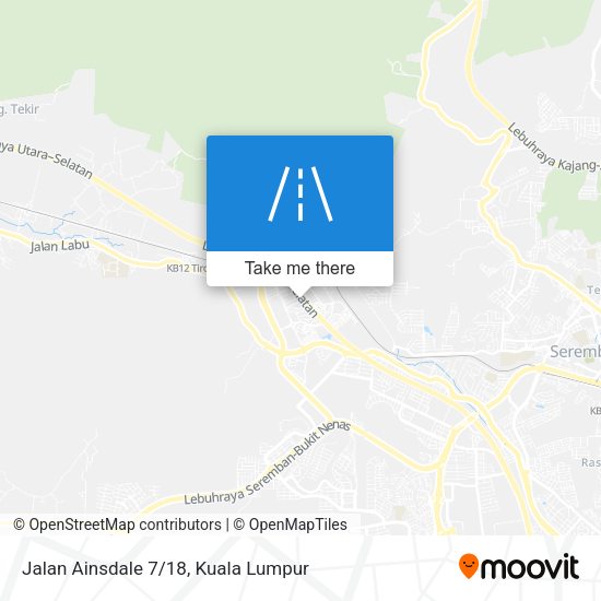 Jalan Ainsdale 7/18 map