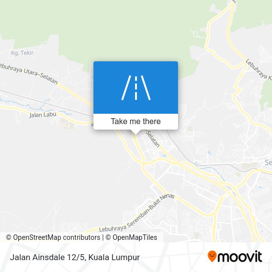 Jalan Ainsdale 12/5 map