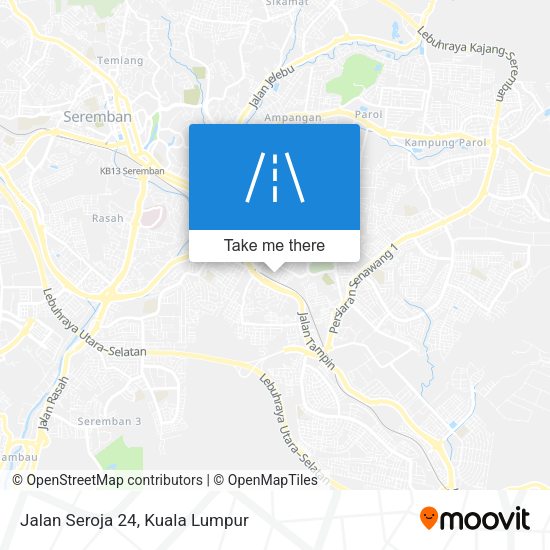 Peta Jalan Seroja 24