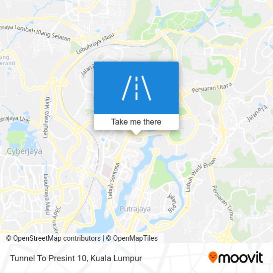 Tunnel To Presint 10 map