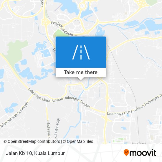 Jalan Kb 10 map