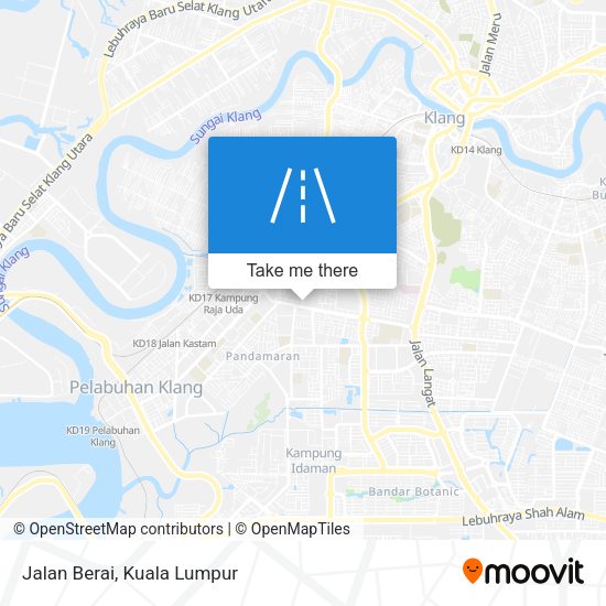 Jalan Berai map