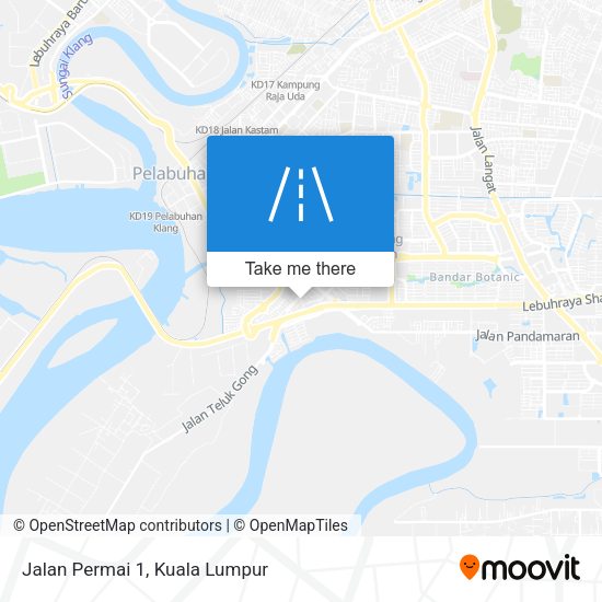 Peta Jalan Permai 1
