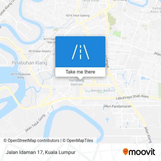 Jalan Idaman 17 map
