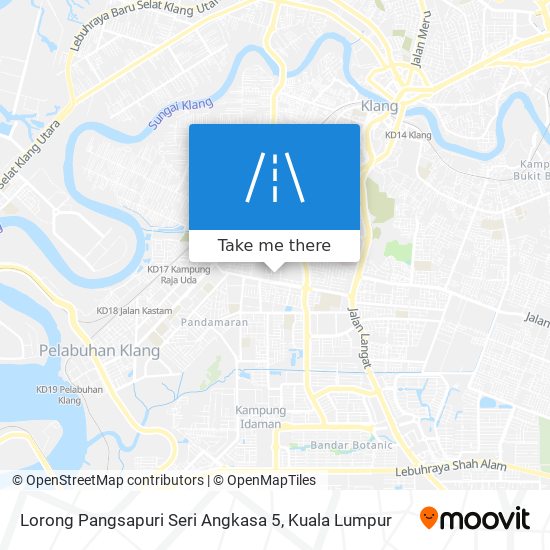 Lorong Pangsapuri Seri Angkasa 5 map